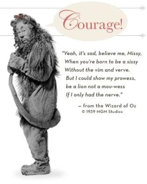 cowardly lion courage quote.